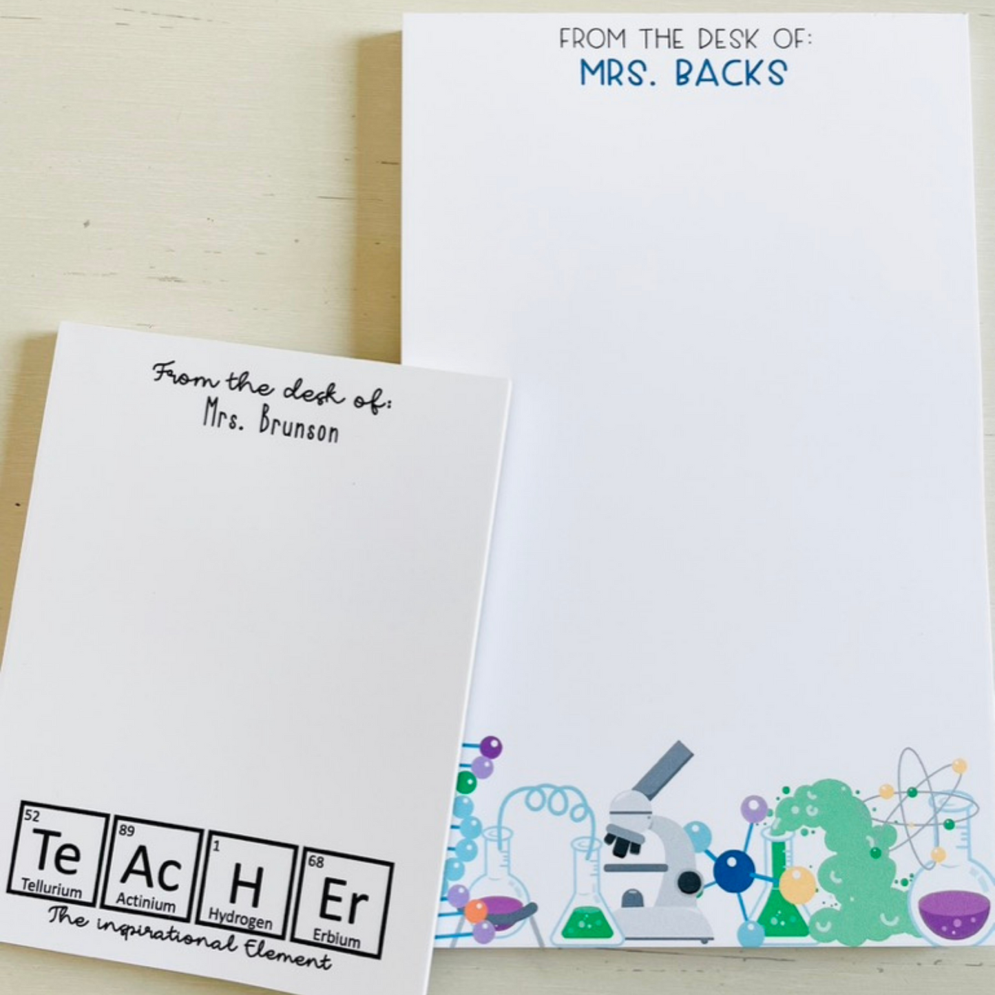 Science Teacher Notepad