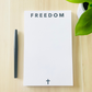 Charlie Kirk Freedom Notepad