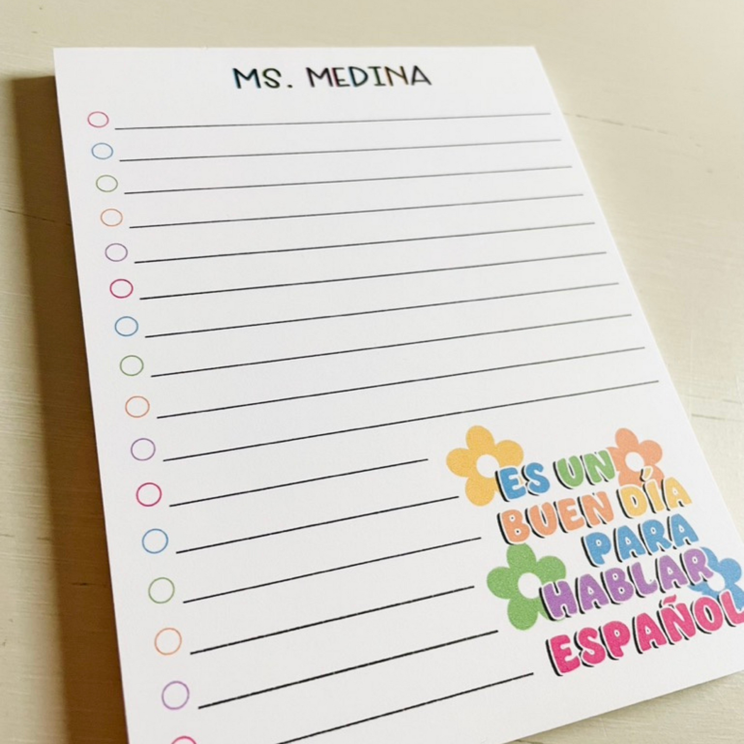Buen Día Notepad