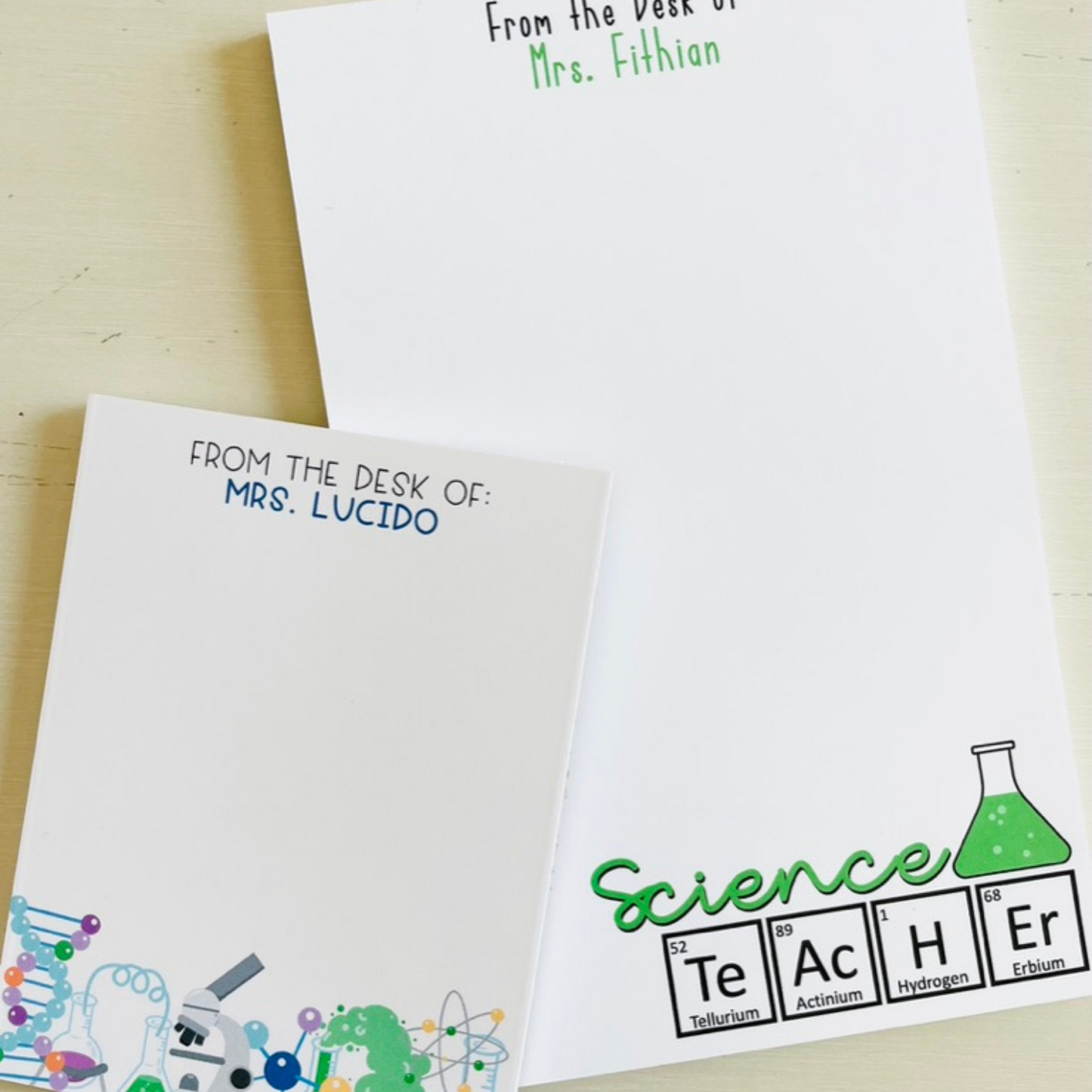 Super Science Teacher Notepad