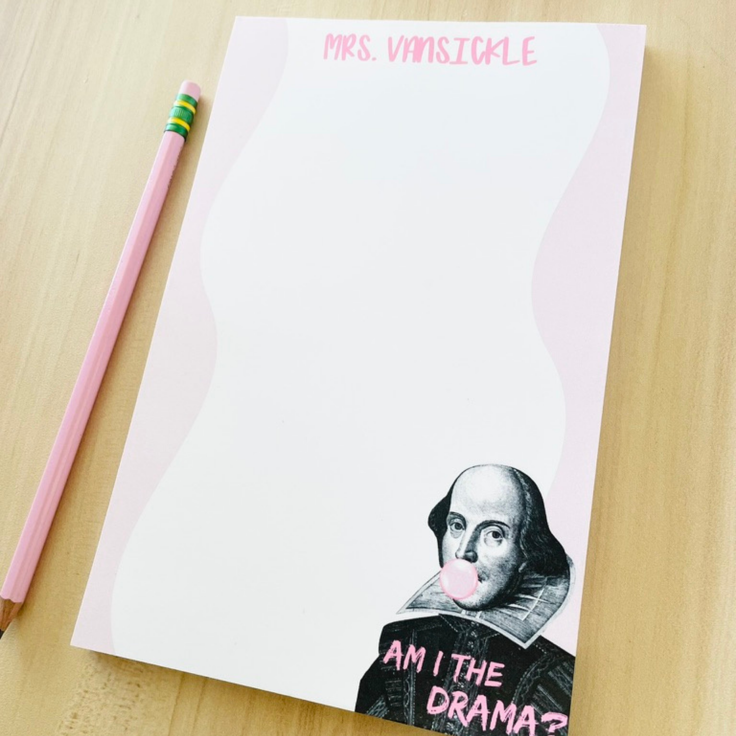 Am I the Drama? Personalized Shakespeare Notepad
