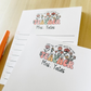 Flower Teacher Notepad
