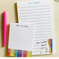Teacher Lives on Caffeine and Pens Notepad