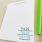 Reading Teacher Notepad