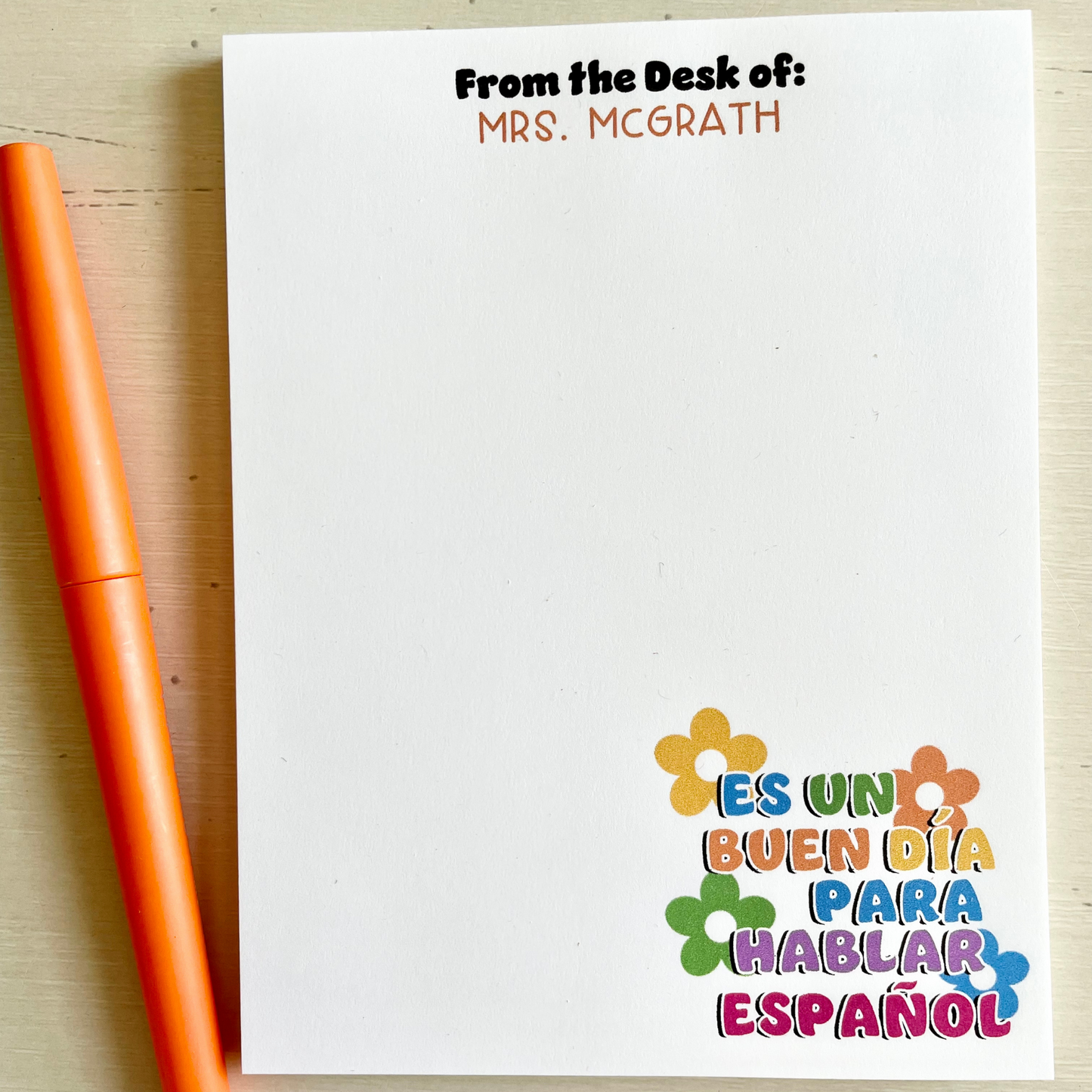 Buen Día Notepad