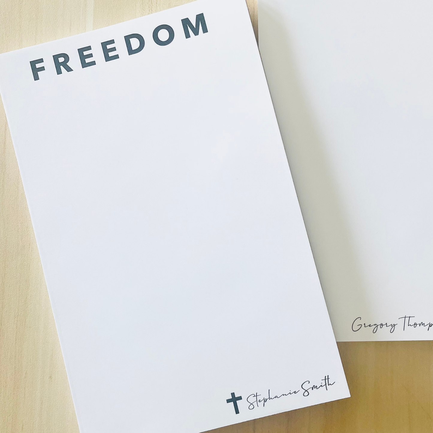 Charlie Kirk Freedom Notepad