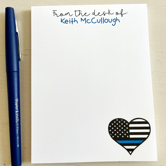 Police Love Notepad