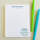 Reading Teacher Notepad