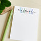 Cute Teacher Title Notepad