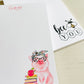 Cute Teacher Pig Notepad
