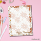 Boho Flower Notepad