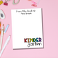 Rainbow Color Grade Level Notepad