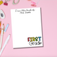 Rainbow Color Grade Level Notepad