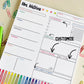 Retro Teacher Weekly Planner