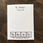 Science Teacher Notepad