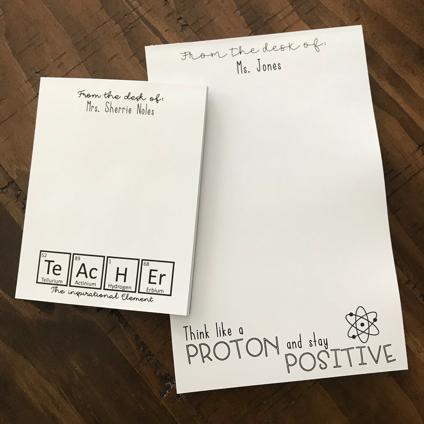 Science Teacher Notepad