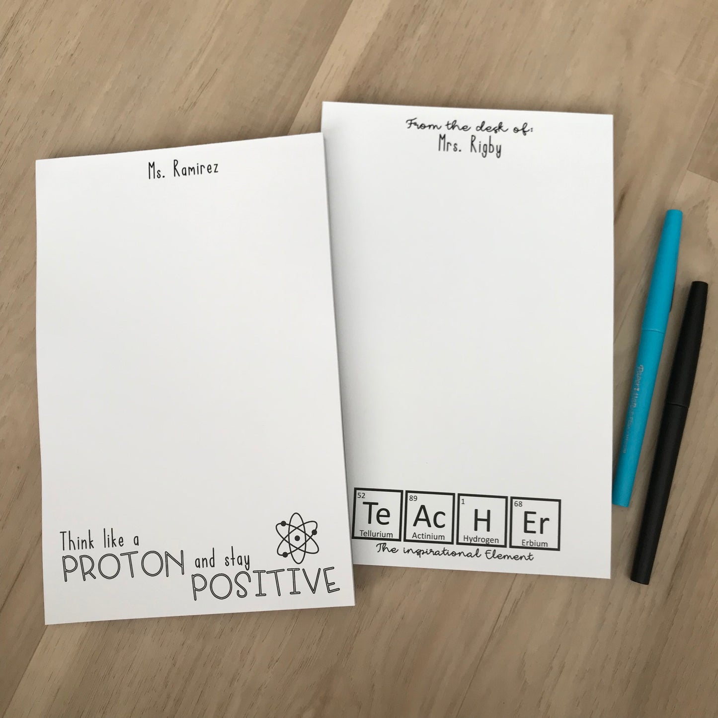 Science Teacher Notepad