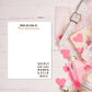 ABC I Love You Notepad
