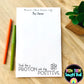 Science Teacher Notepad