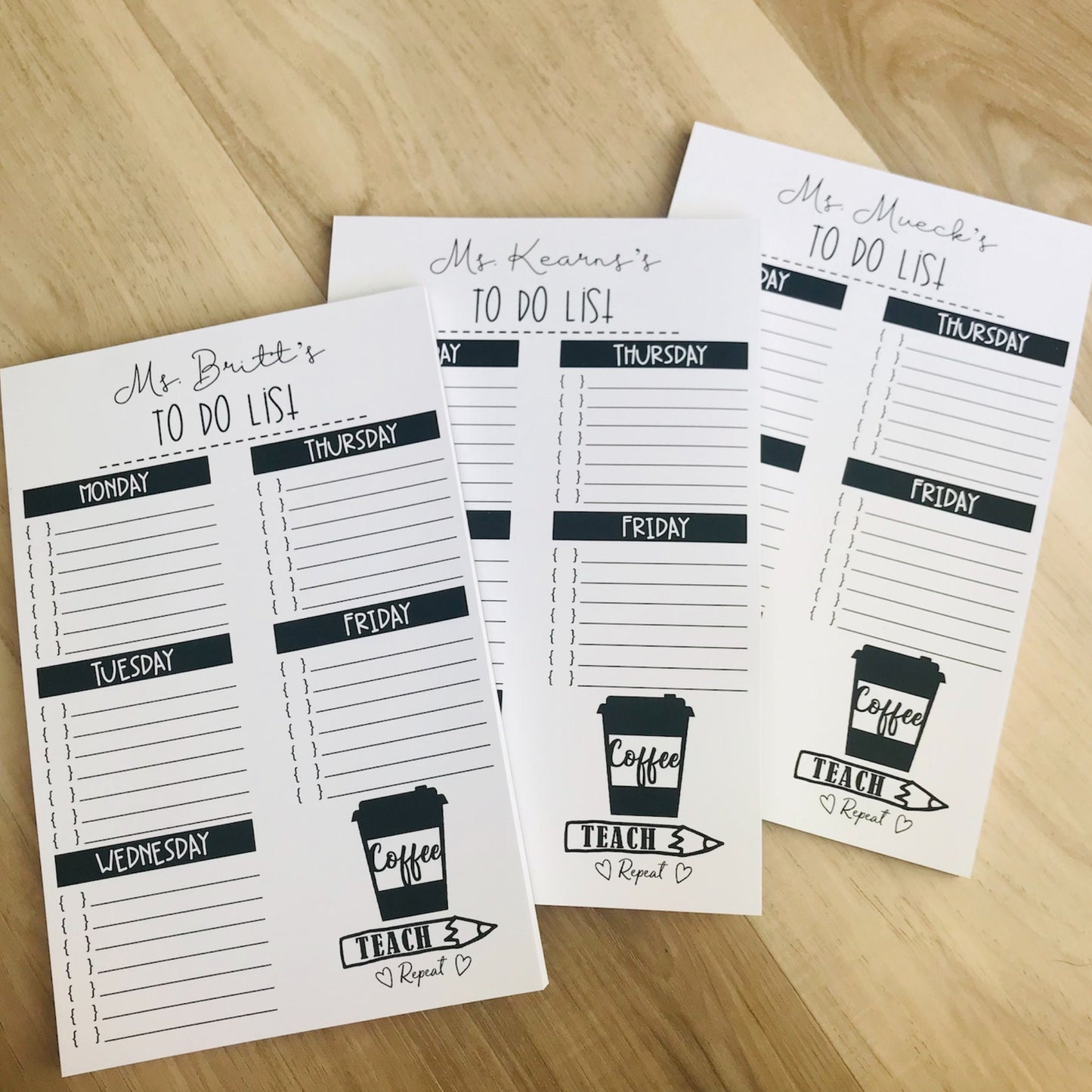 Teacher Weekly To Do List