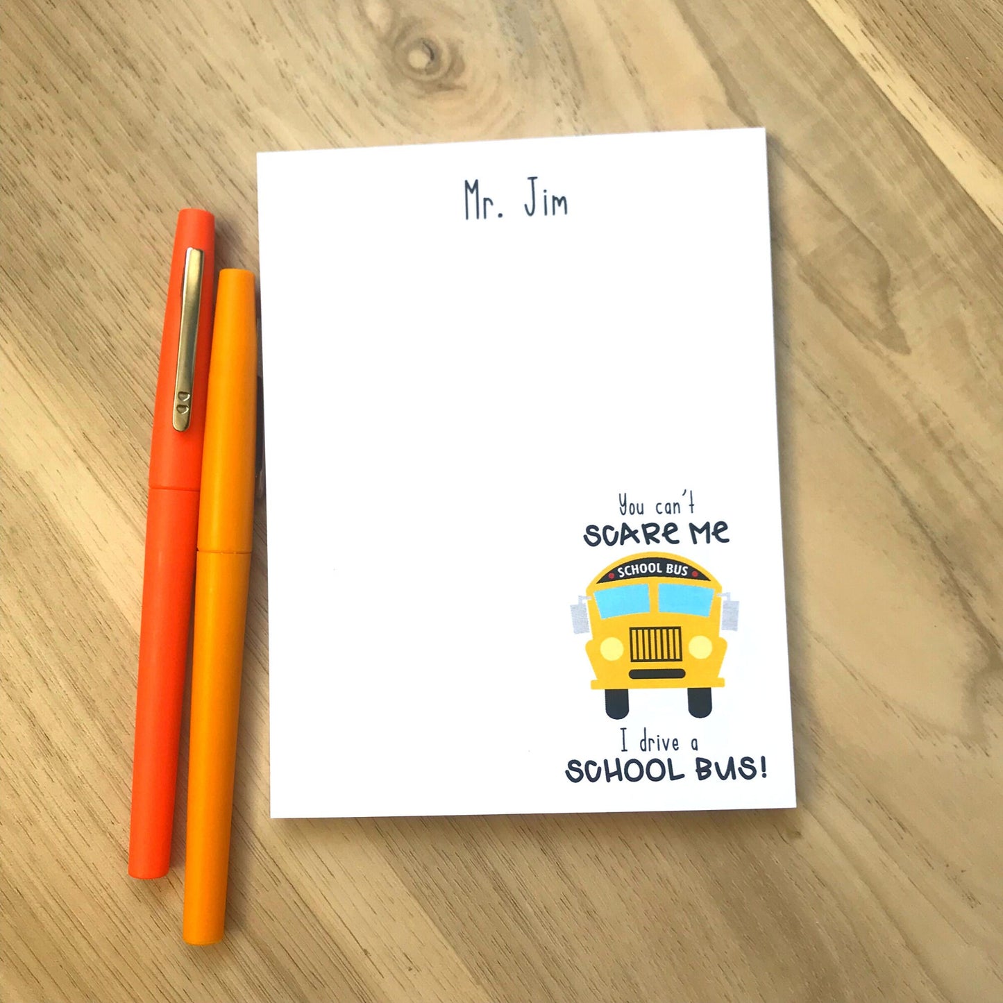 Bus Driver Notepad