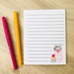 Cute Teacher Pig Notepad