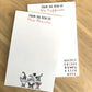 ABC I Love You Notepad