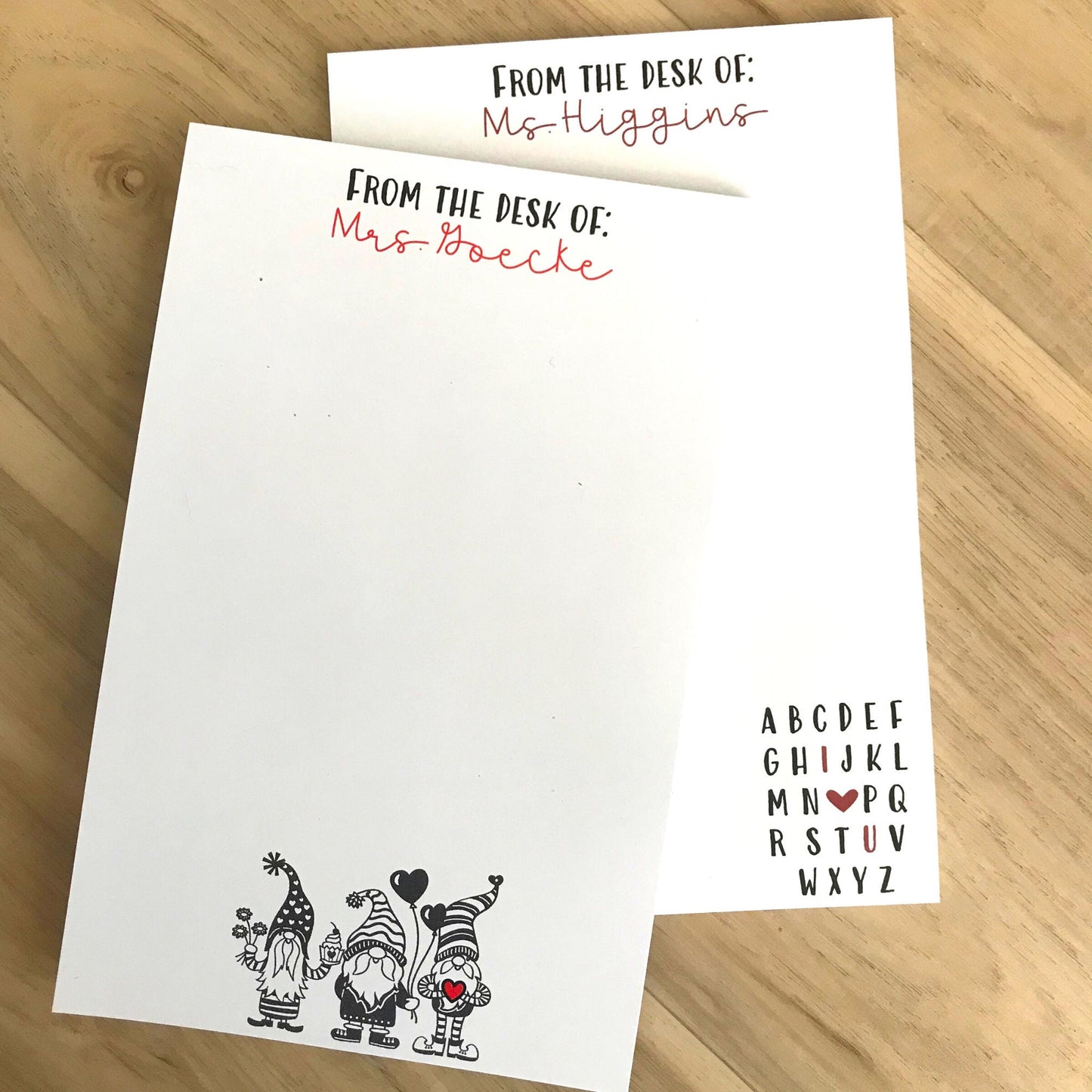 ABC I Love You Notepad