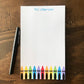 Crayon Teacher Notepad