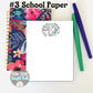 Teacher Monogram Notepad