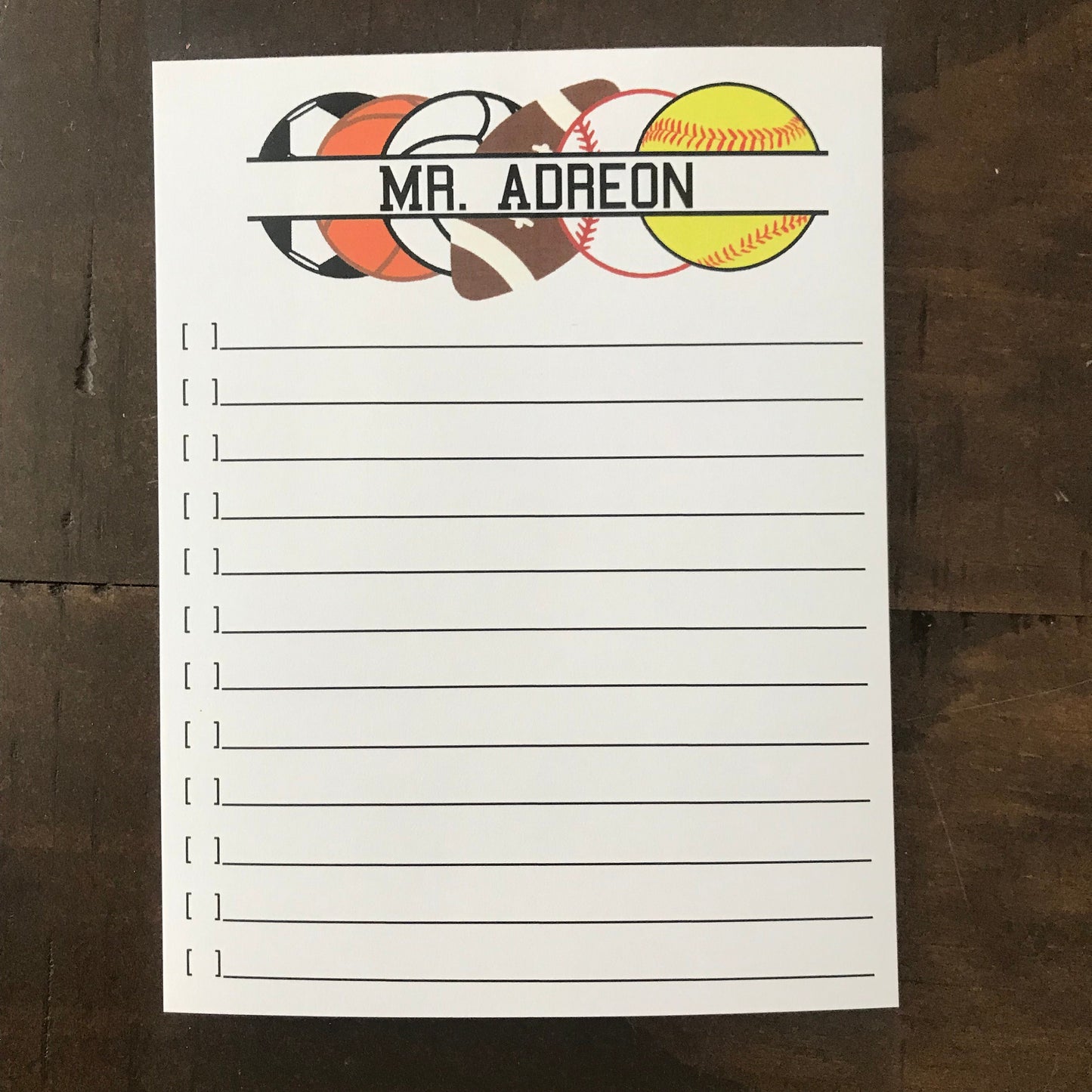 Gym Teacher Gift