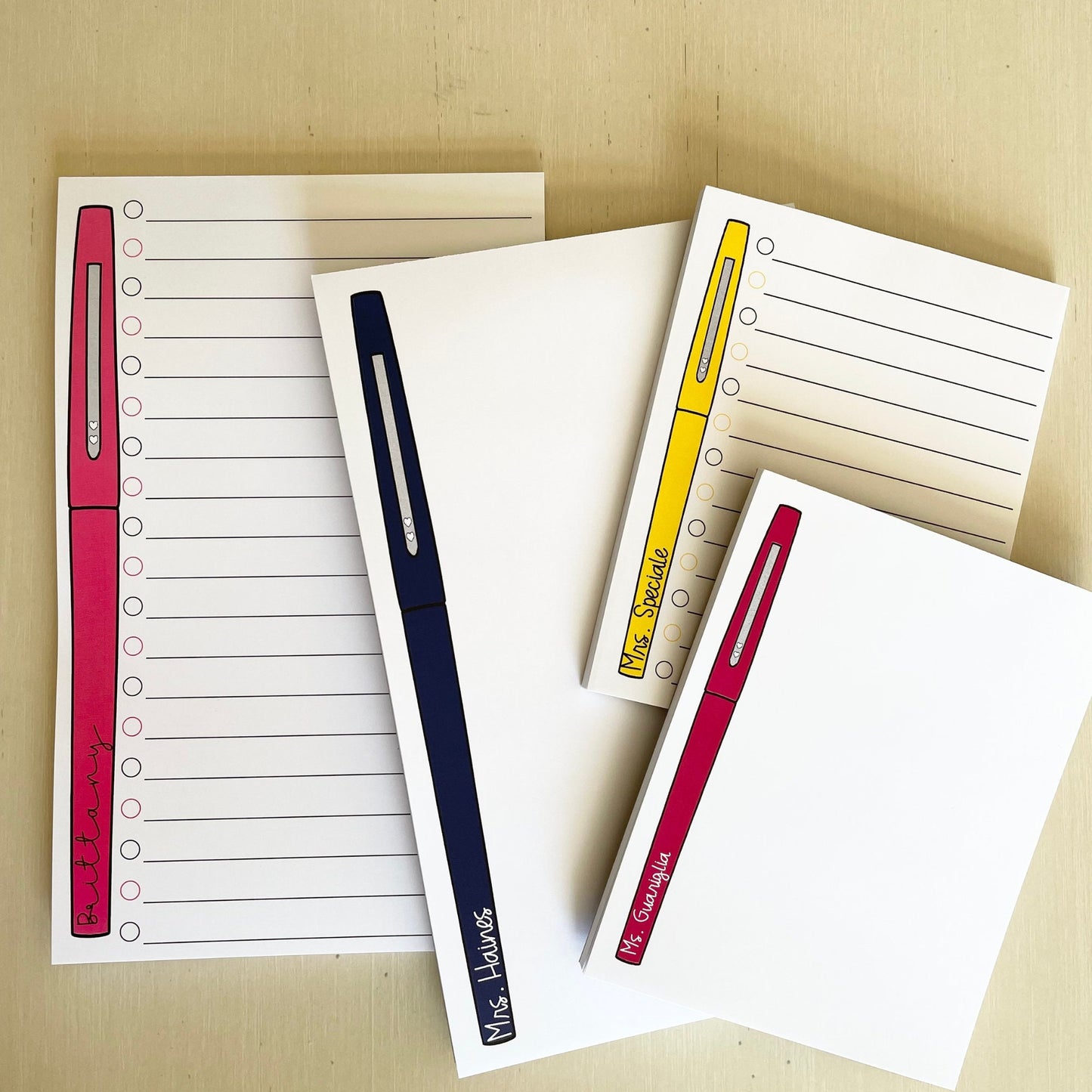 Cute Colorful Pen Notepad