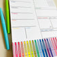 Rainbow Pen Weekly Teacher Planner