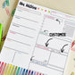 Rainbow Pen Weekly Teacher Planner